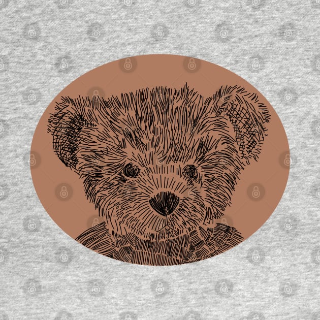 Sad Teddy Bear by ellenhenryart